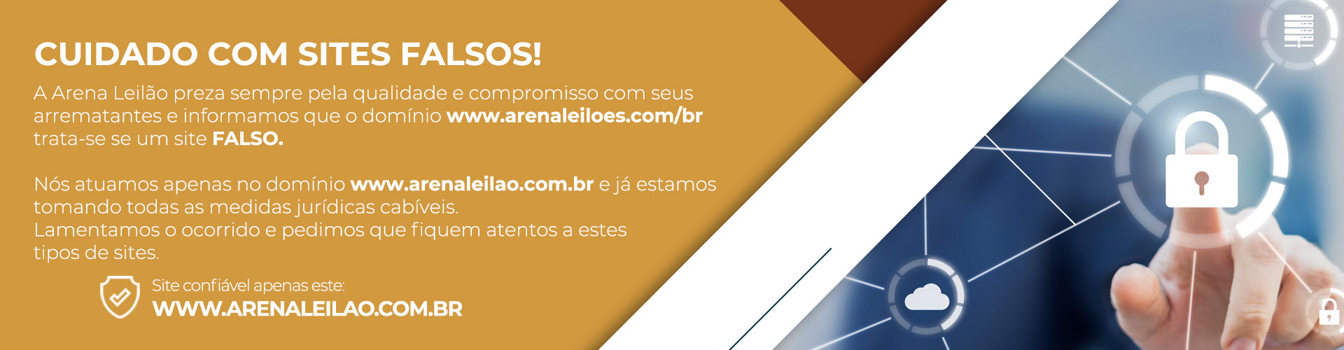 Banner Site Falso